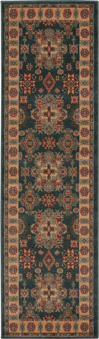 Nourison Maymana MYN12 Midnight Area Rug Runner Image