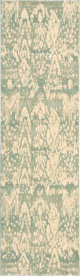 Nourison Nepal NEP09 Seafoam Area Rug Runner Image