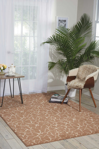 Nourison Nepal NEP01 Fawn Area Rug Room Image Feature