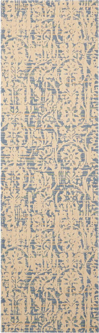 Nourison Nepal NEP11 Ivory Blue Area Rug