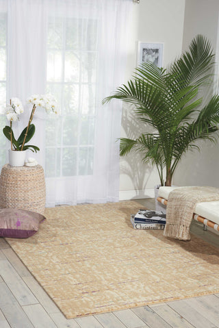 Nourison Nepal NEP11 Sand Area Rug Room Image Feature