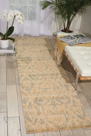 Nourison Nepal NEP12 Beige Slate Area Rug Room Image Feature