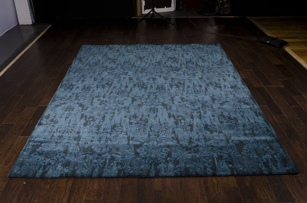 Nourison Nightfall NGT03 Peacock Area Rug 8' X 10' Feature