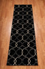 Nourison Nova NO104 Onyx Area Rug Runner Image