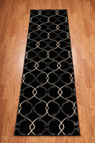 Nourison Nova NO104 Onyx Area Rug Runner Image