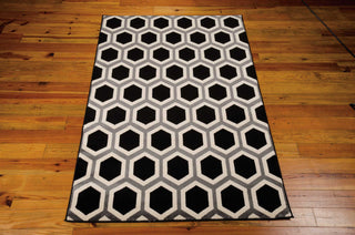 Nourison Nova NO105 Black/White Area Rug Main Image