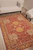 Nourison Nourmak S116 Rust Area Rug Room Image Feature