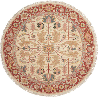 Nourison Nourmak S147 Light Gold Area Rug 8' Round