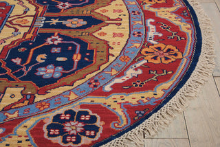 Nourison Nourmak S163 Navy Area Rug Detail Image