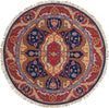 Nourison Nourmak S163 Navy Area Rug 6' X 6' Round