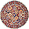 Nourison Nourmak SK43 Multicolor Area Rug Round Image