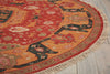 Nourison Nourmak SK63 Red Area Rug Detail Image