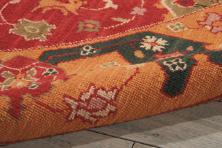 Nourison Nourmak SK63 Red Area Rug Detail Image