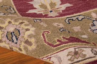 Nourison Nourmak SK92 Burgundy Area Rug Detail Image