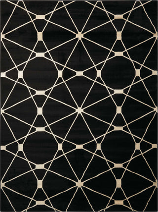 Nourison Nova NO102 Black Area Rug 7'10'' X 10'6''