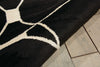 Nourison Nova NO102 Black Area Rug Detail Image