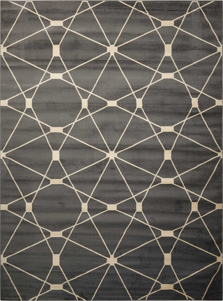 Nova NO102 Grey Area Rug by Nourison Main Image