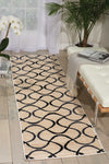 Nourison Nova NO103 Cream Area Rug Room Image Feature