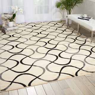 Nourison Nova NO103 Cream Area Rug Room Image Feature