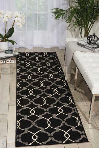 Nourison Nova NO104 Onyx Area Rug Room Image Feature