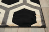 Nourison Nova NO105 Black/White Area Rug Detail Image