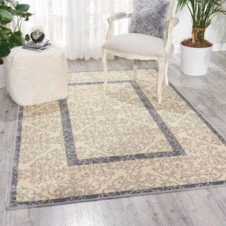 Nourison Nova NO117 Ivory Area Rug Room Image Feature