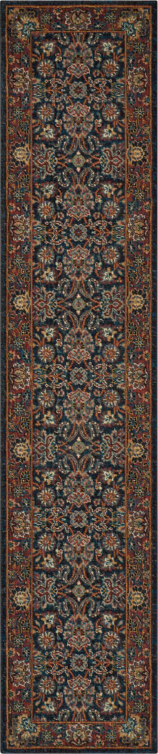 Nourison 2020 NR201 Navy Area Rug 2'3'' X 11' Runner