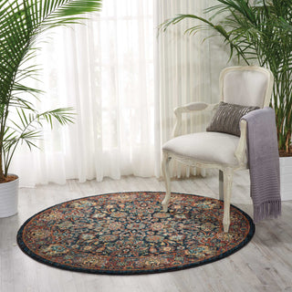 Nourison 2020 NR201 Navy Area Rug Room Image