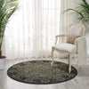 Nourison 2020 NR201 Steel Area Rug Room Image