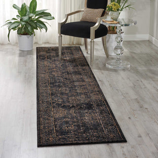 Nourison 2020 NR202 Charcoal Area Rug Room Image