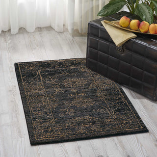 Nourison 2020 NR202 Charcoal Area Rug Room Image