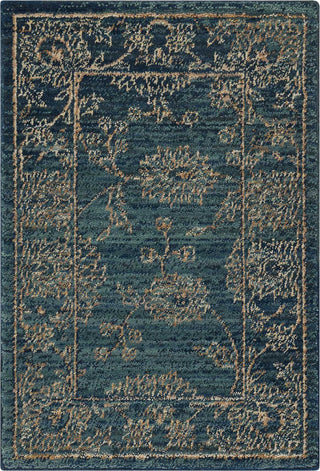 Nourison 2020 NR202 Teal Area Rug main image