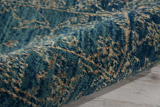 Nourison 2020 NR202 Teal Area Rug Detail Image