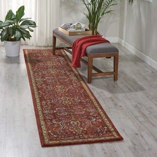 Nourison 2020 NR204 Brick Area Rug Room Image