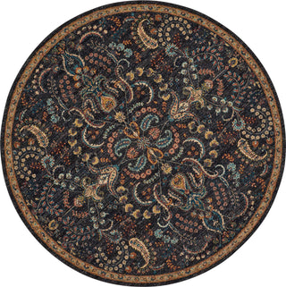 Nourison 2020 NR204 Night Fall Area Rug 7'5'' X 7'5'' Round