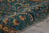 Nourison 2020 NR204 Teal Area Rug Detail Image