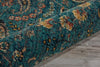 Nourison 2020 NR204 Teal Area Rug Detail Image