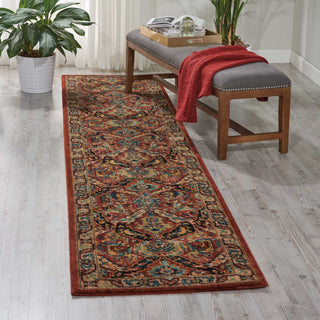 Nourison 2020 NR205 Terracotta Area Rug Room Image