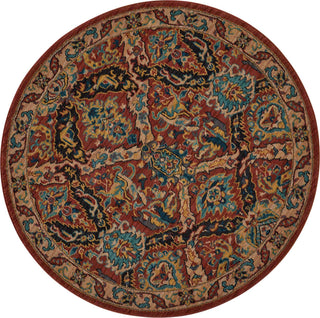 Nourison 2020 NR205 Terracotta Area Rug 5' X 5' Round