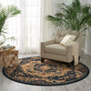 Nourison 2020 NR206 Midnight Area Rug Room Image