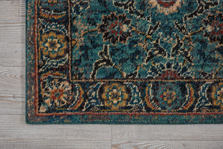 Nourison 2020 NR207 Marine Area Rug Corner Image