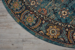 Nourison 2020 NR207 Marine Area Rug Corner Image