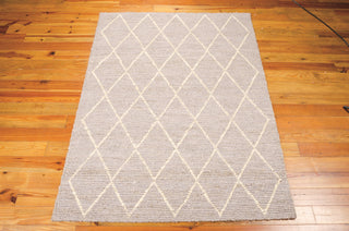 Nourison Organic Tudor OGT01 Pewter Area Rug by Joseph Abboud 6' X 8' Floor Shot