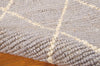 Nourison Organic Tudor OGT01 Pewter Area Rug by Joseph Abboud Detail Image