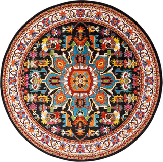 Nourison Oakdale OKD06 Black Area Rug 7'10'' X ROUND