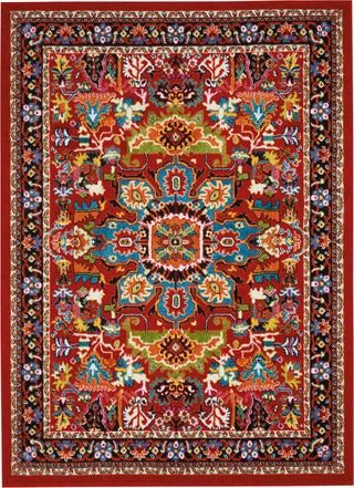 Nourison Oakdale OKD06 Red Area Rug main image