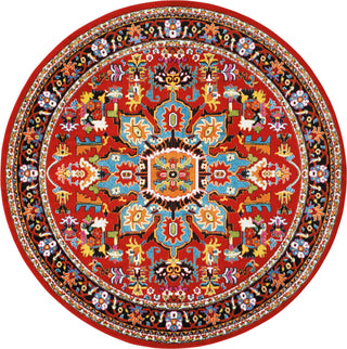 Nourison Oakdale OKD06 Red Area Rug 7'10'' X ROUND