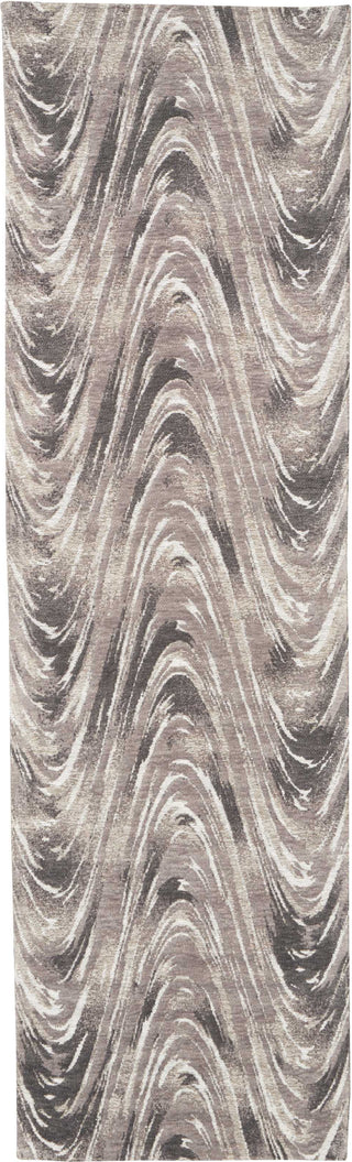 Nourison Studio Nyc Collection OM001 Charcoal Area Rug by Design main image