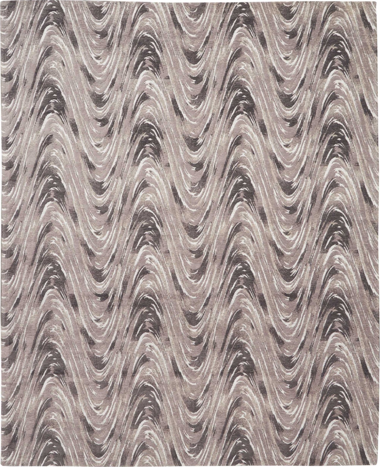 Nourison Studio Nyc Collection OM001 Charcoal Area Rug by Design