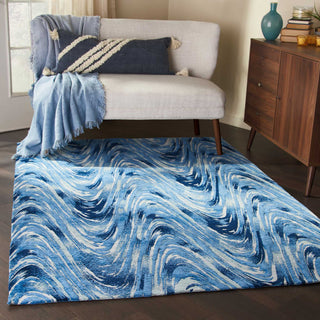 Nourison Studio Nyc Collection OM001 Ocean Area Rug by Design Room Image